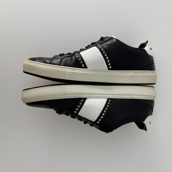 PHILIPP PLEIN Leather Studs Lo-Top sneakers Black, Size 44/ US 11 - Picture 5 of 17